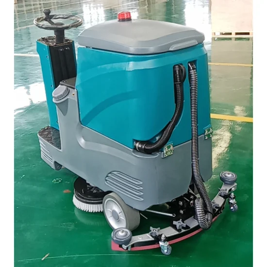 Shopping Mall Floor Washing Machine Strong Power Electric Ride on Floor Scrubber